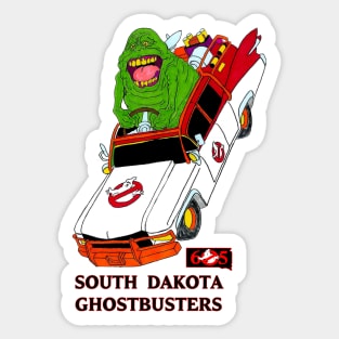 Steve Grace slimer Ecto Design Sticker